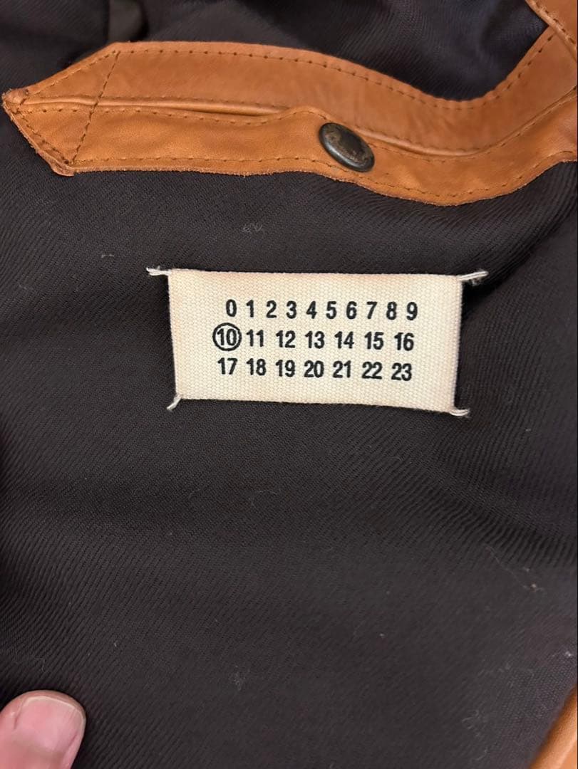 martin margiela 10 a-2レザーフライトジャケット 06aw