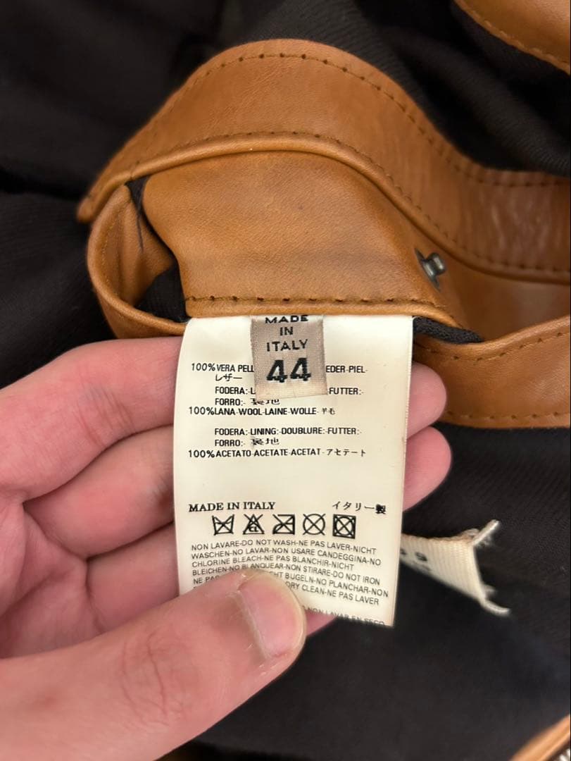 martin margiela 10 a-2レザーフライトジャケット 06aw