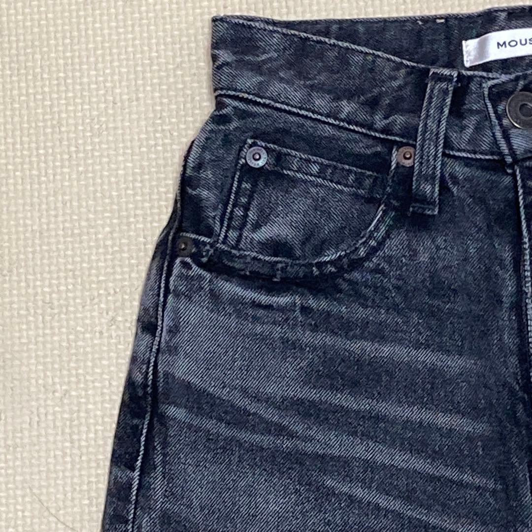 MOUSSY MVS BLACK FLARE ブラック　フレア　22