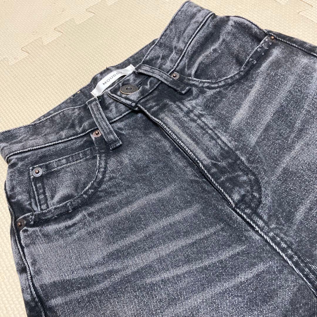 MOUSSY MVS BLACK FLARE ブラック　フレア　22