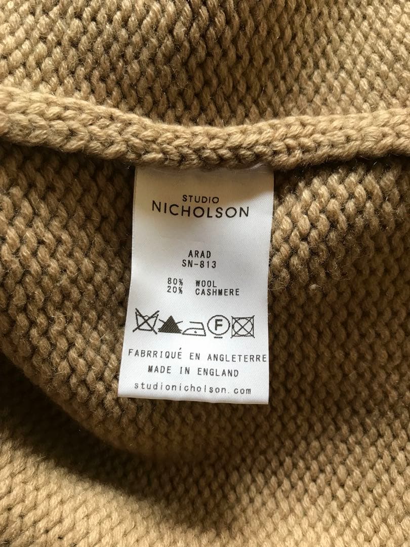 STUDIO NICHOLSON スタジオニコルソン ウールカシミヤニット