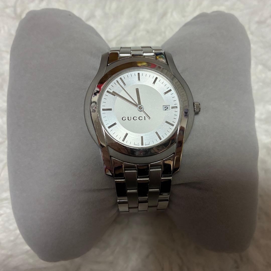 【大幅お値下げ】GUCCI シルバー アナログ時計
