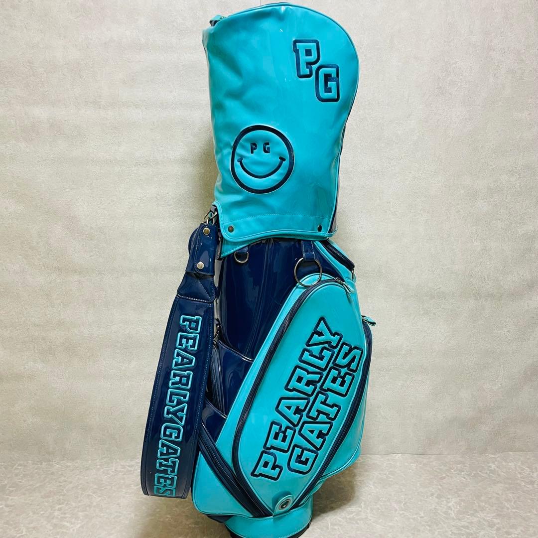 PEARLY GATES パーリーゲイツ キャディバッグ ゴルフバッグ エナメル