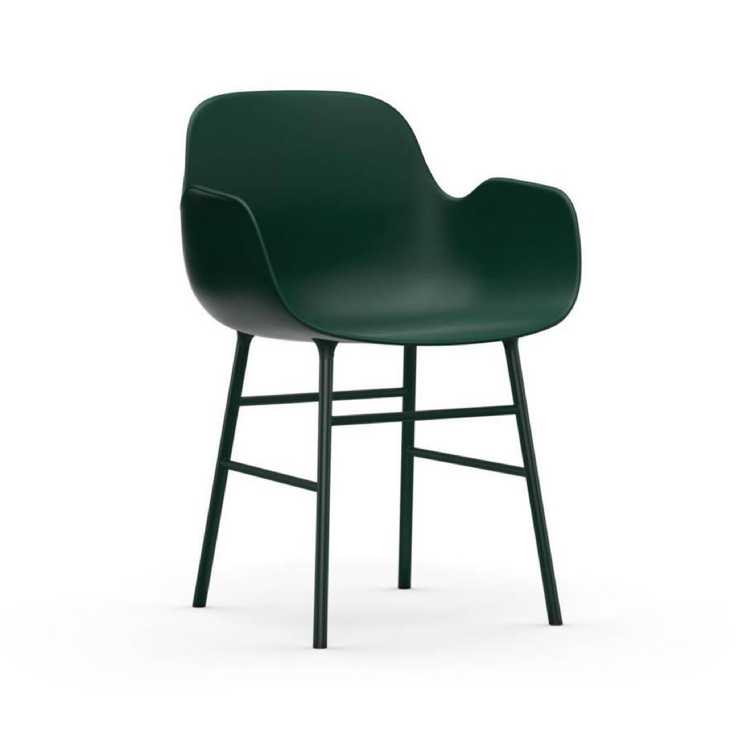 ダイニングチェア normann  armchair steel green
