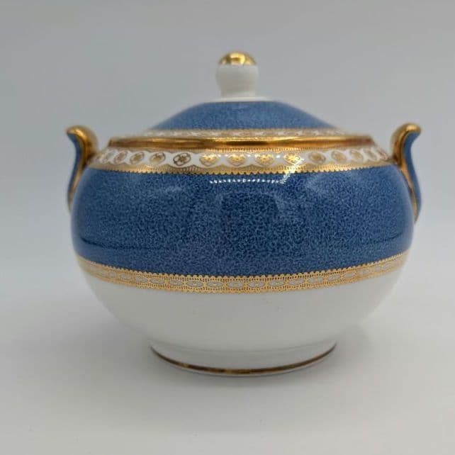 特★ウェッジウッド　ユーランダーブルー　ティーポット＆シュガーポット＆クリーマー