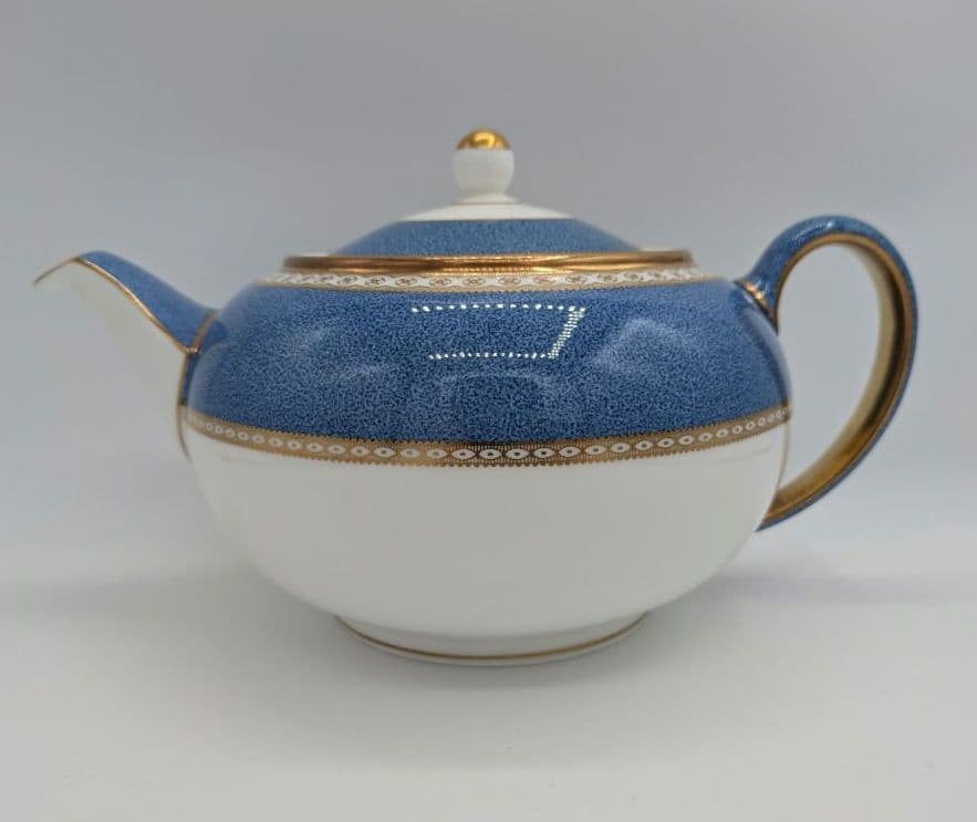 特★ウェッジウッド　ユーランダーブルー　ティーポット＆シュガーポット＆クリーマー