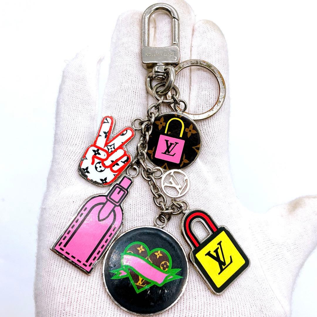 LOUIS VUITTON ポルトクレ　ストーリーズ　チャーム マルチカラー