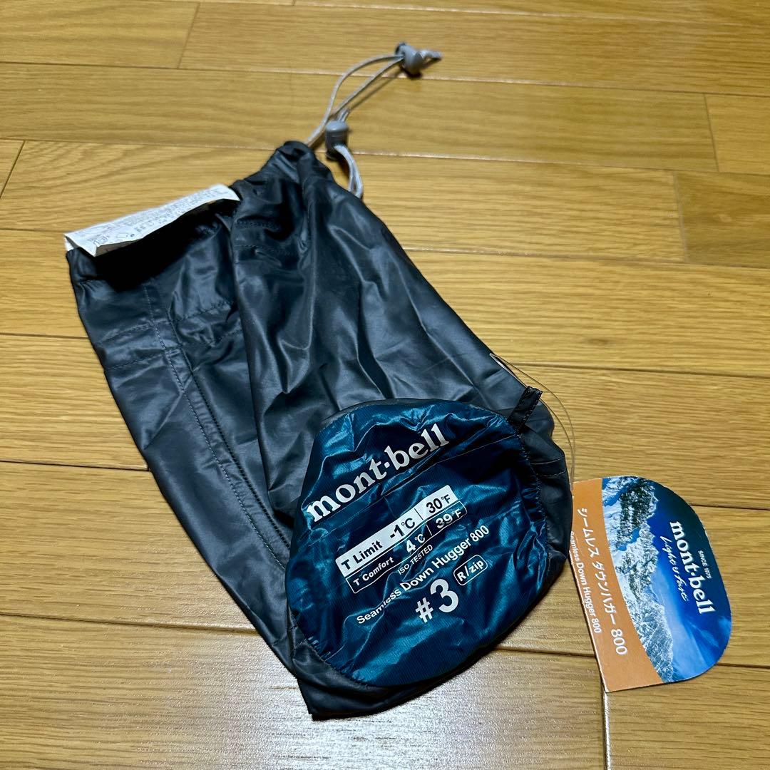 【未使用】モンベル シームレス ダウンハガー800 #3