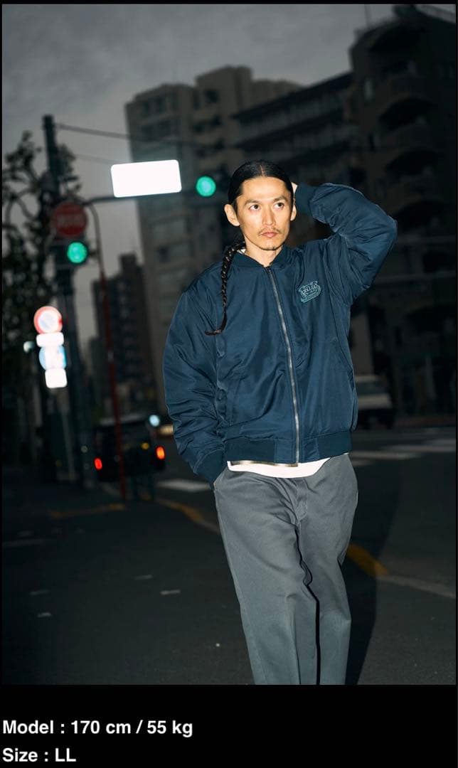 ROLLER Magazine ローラーマガジンMA-1 ジャケット LL