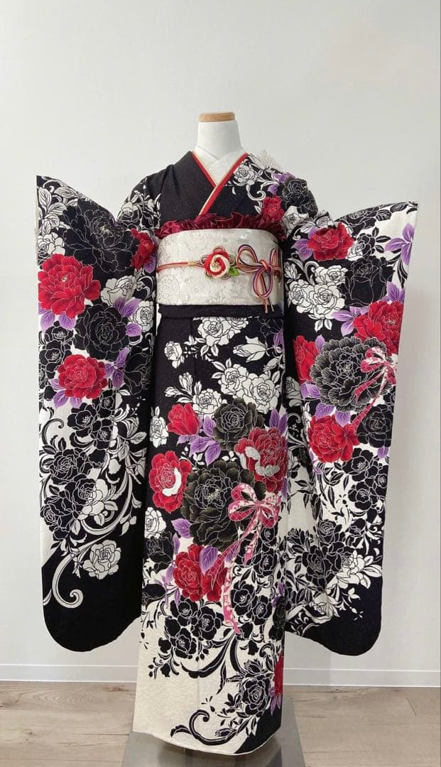 ゆゆ品　振袖フルセット　成人式　振袖　振袖5点セット　正絹