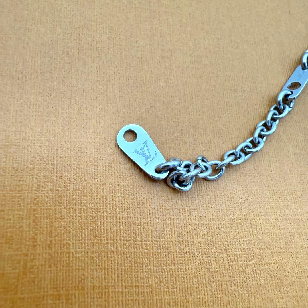 美品 ルイヴィトン ネックレス ペンダント モノグラム ボールド 3連 メタル