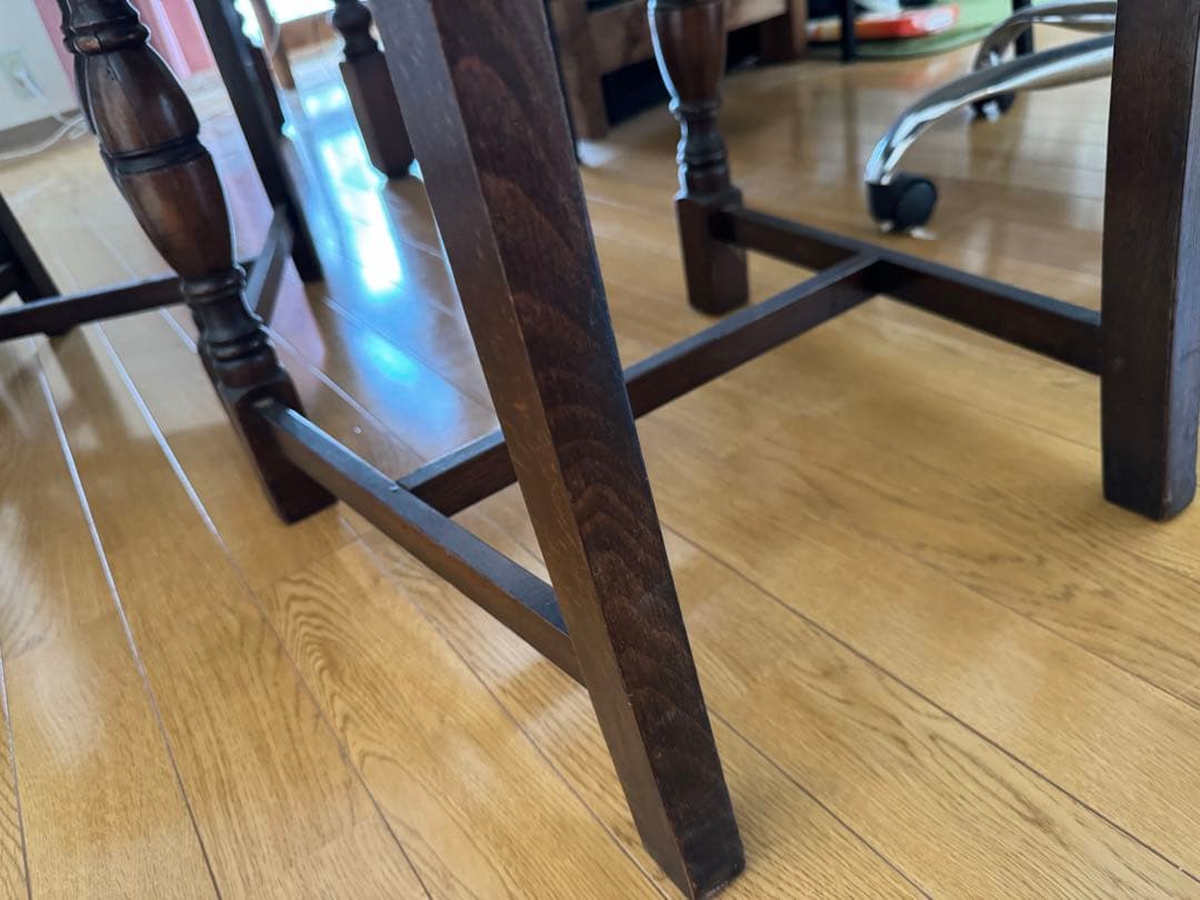②1脚/4脚 イギリス アンティーク 家具 ダイニング チェア 椅子