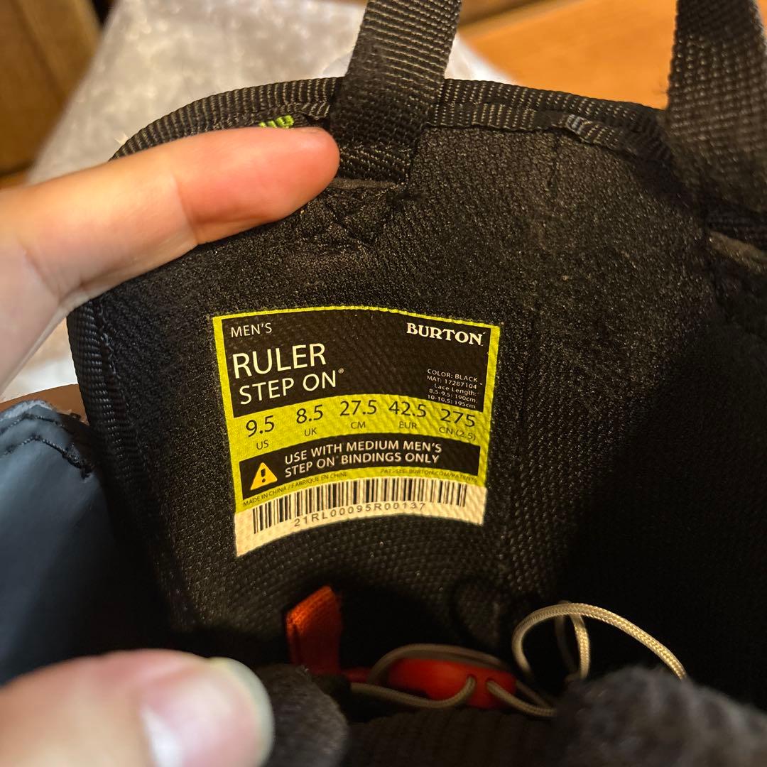 BURTON RULER STEP ONブーツ 27.5