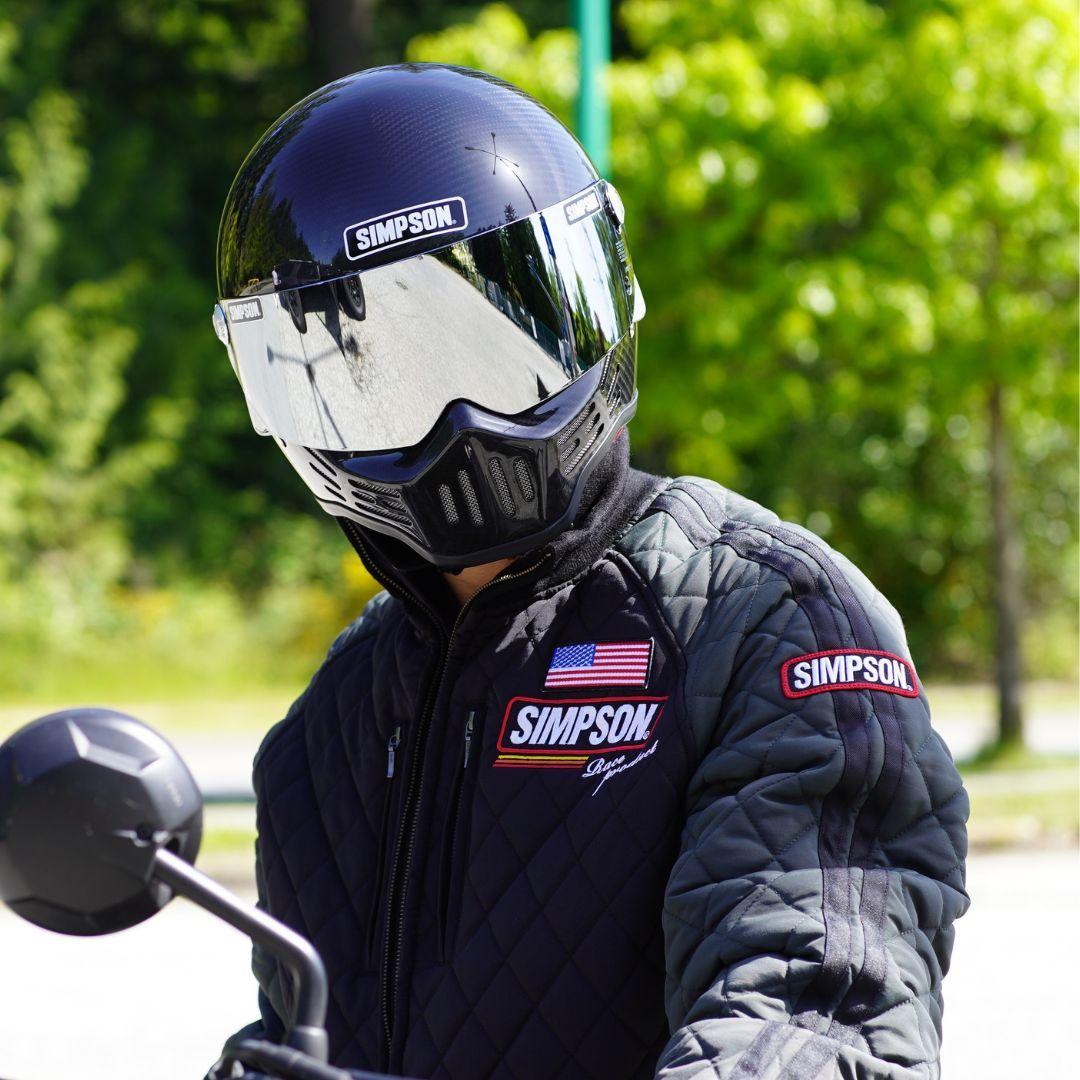 新品・未使用SIMPSOM M30 フルフェイスヘルメット カーボン