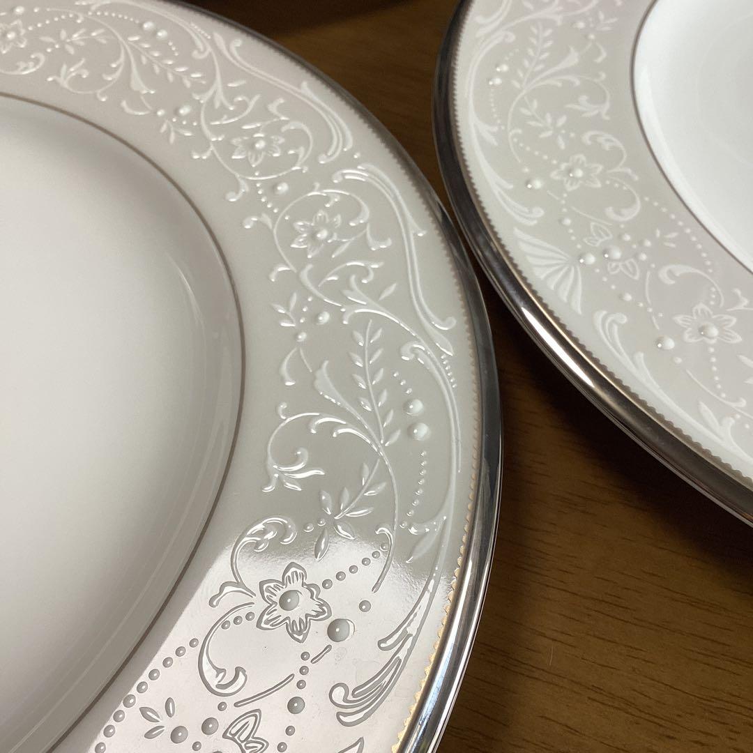 ノリタケ　Noritake シルバーパレス　27.5cmプレート　3枚セット