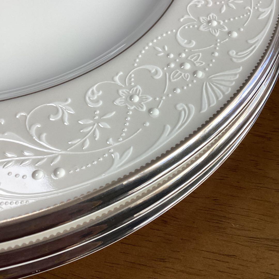 ノリタケ　Noritake シルバーパレス　27.5cmプレート　3枚セット