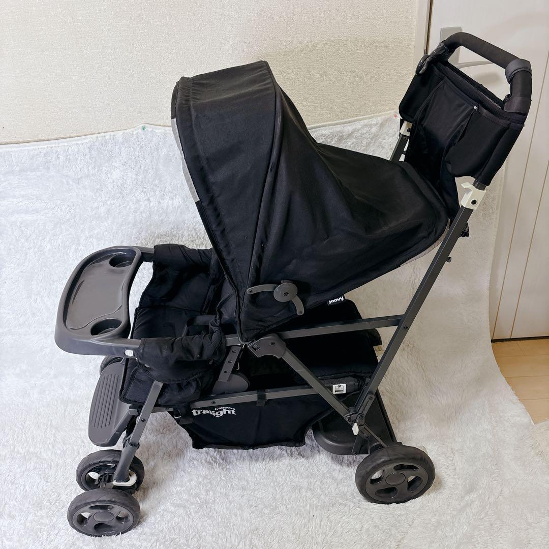 美品　ジュービー　2人乗り　ベビーカー　カブース　ウルトラライト　グラファイト