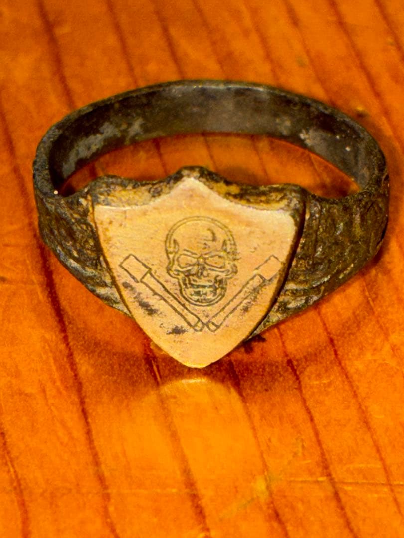 ビンテージ　スカル　髑髏　骸骨　リング　ネイバーフッド　メキシカンリング　レトロ