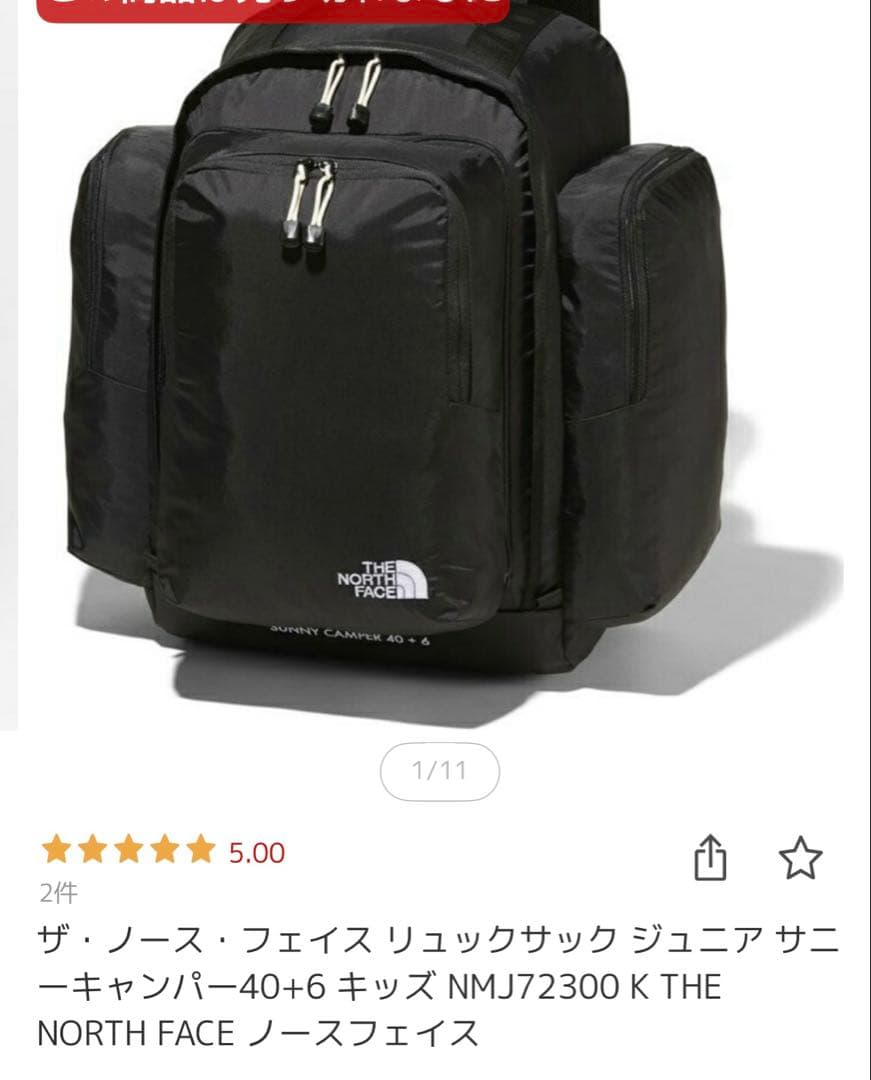 【美品お値下げ】THE NORTH FACE SUNNY CAMPER