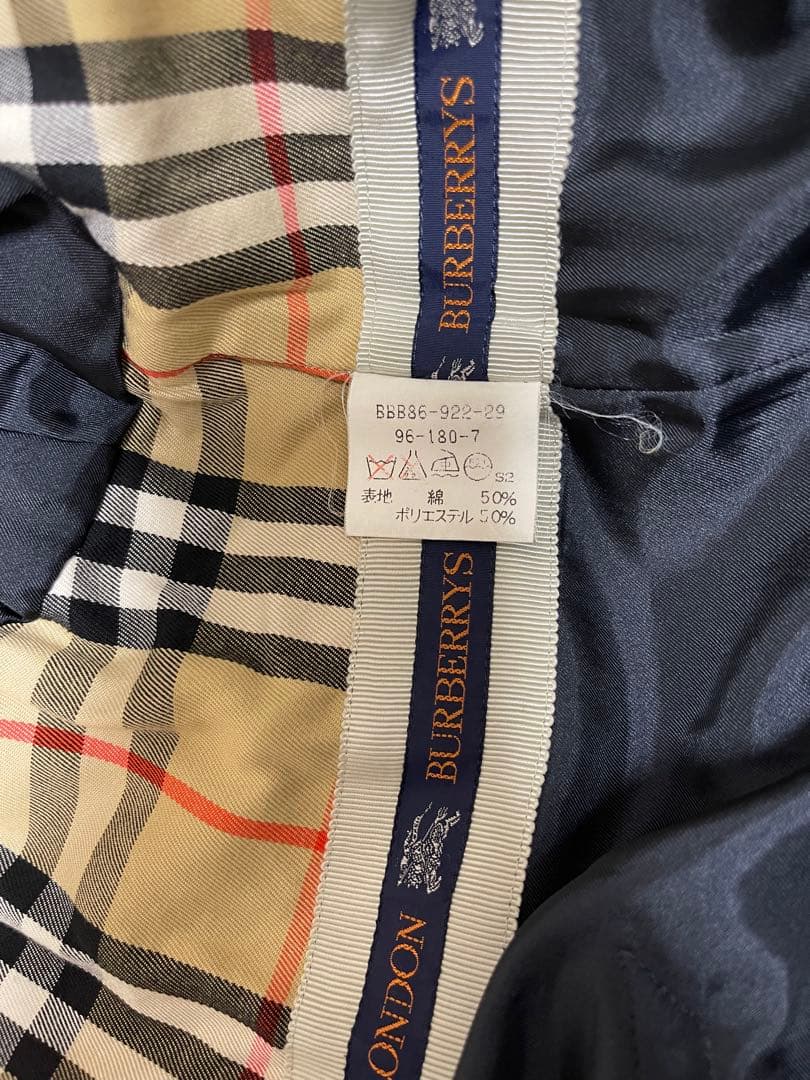 BURBERRY バーバリーメンズトレンチコート ライナー付 180