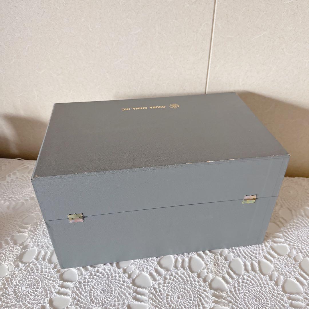 1314/OKURA 大倉陶園 花瓶 金蝕ぶどう 35cm 花器 金彩 花入