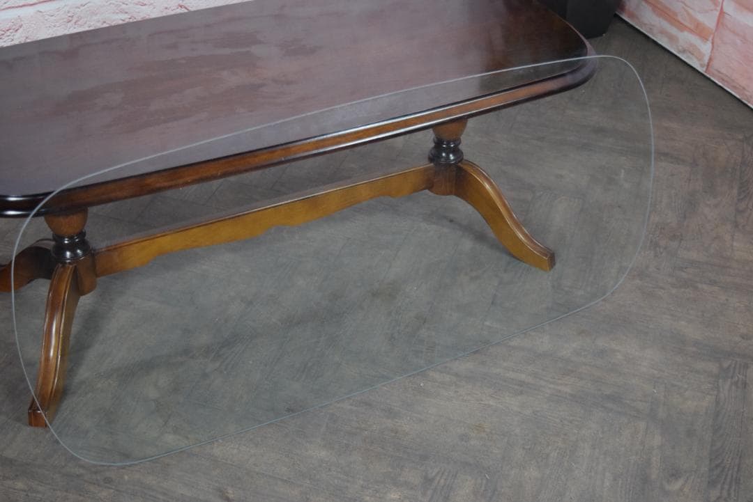 karimoku/カリモク コロニアル センターテーブル TC4010 ガラス付