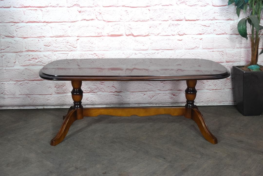 karimoku/カリモク コロニアル センターテーブル TC4010 ガラス付