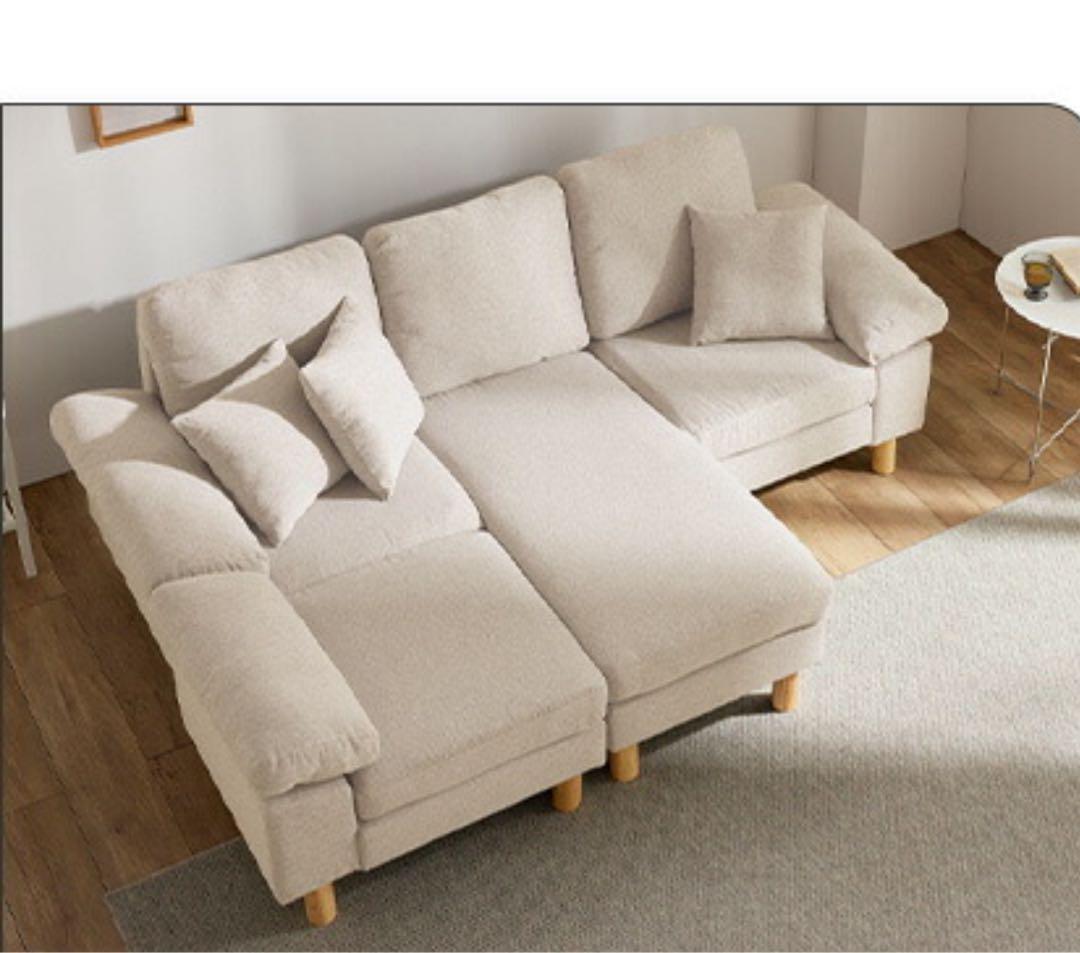 ソファ　ソファー　ソファセット　ソファベッド　L字ソファ　ベージュ　フロアソファ