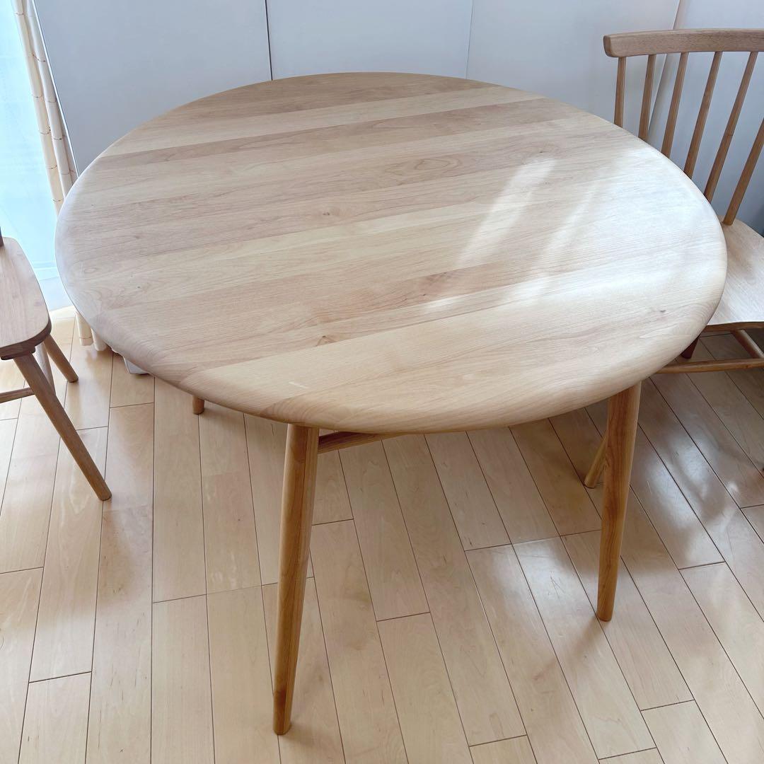 momonatural MOCHA 950 TABLE ラウンドテーブルリビング