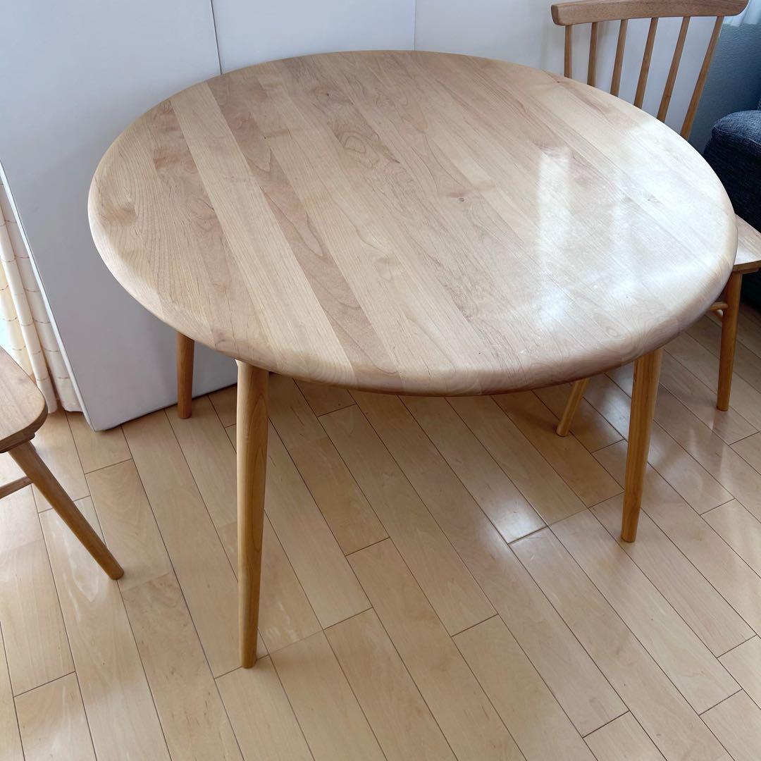 momonatural MOCHA 950 TABLE ラウンドテーブルリビング