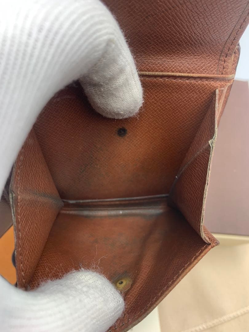 LOUIS VUITTON ルイヴィトン　折り財布　モノグラム　レザー　ブラウン