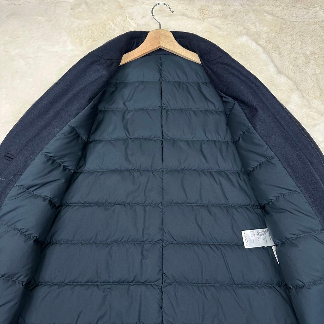 ✨美品✨セオリーリュクス ダウン入り チェスターコート 紺 38 美シルエット