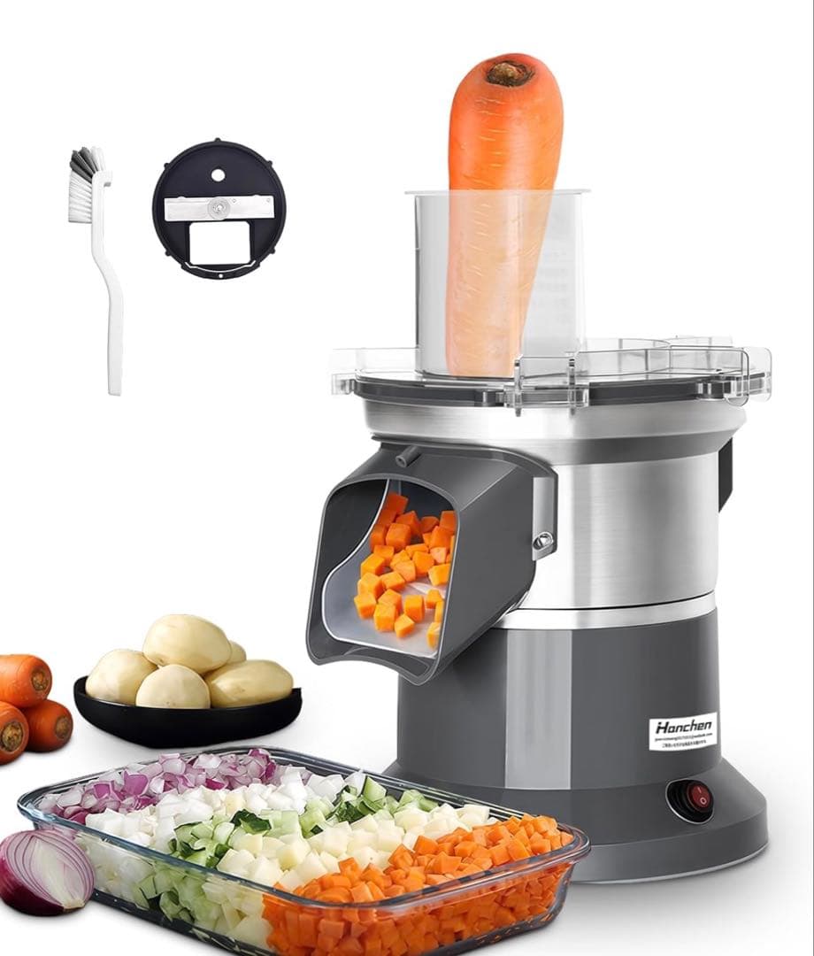 新品 電動野菜角切りカッター スライサー フードチョッパー キッチンツール