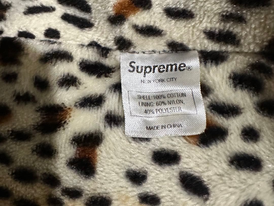 ジャケット・アウター Supreme Leopard Lined Coaches Jacket