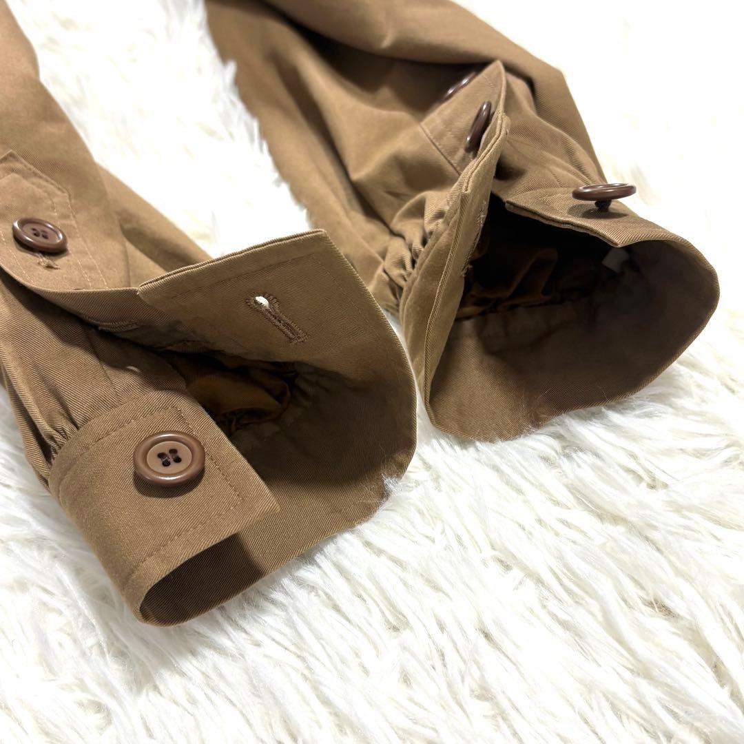 【美品】イヴサンローラン　ダブルフェイス　ロング丈　トレンチコート　ヴィンテージ