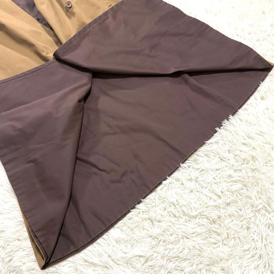 【美品】イヴサンローラン　ダブルフェイス　ロング丈　トレンチコート　ヴィンテージ