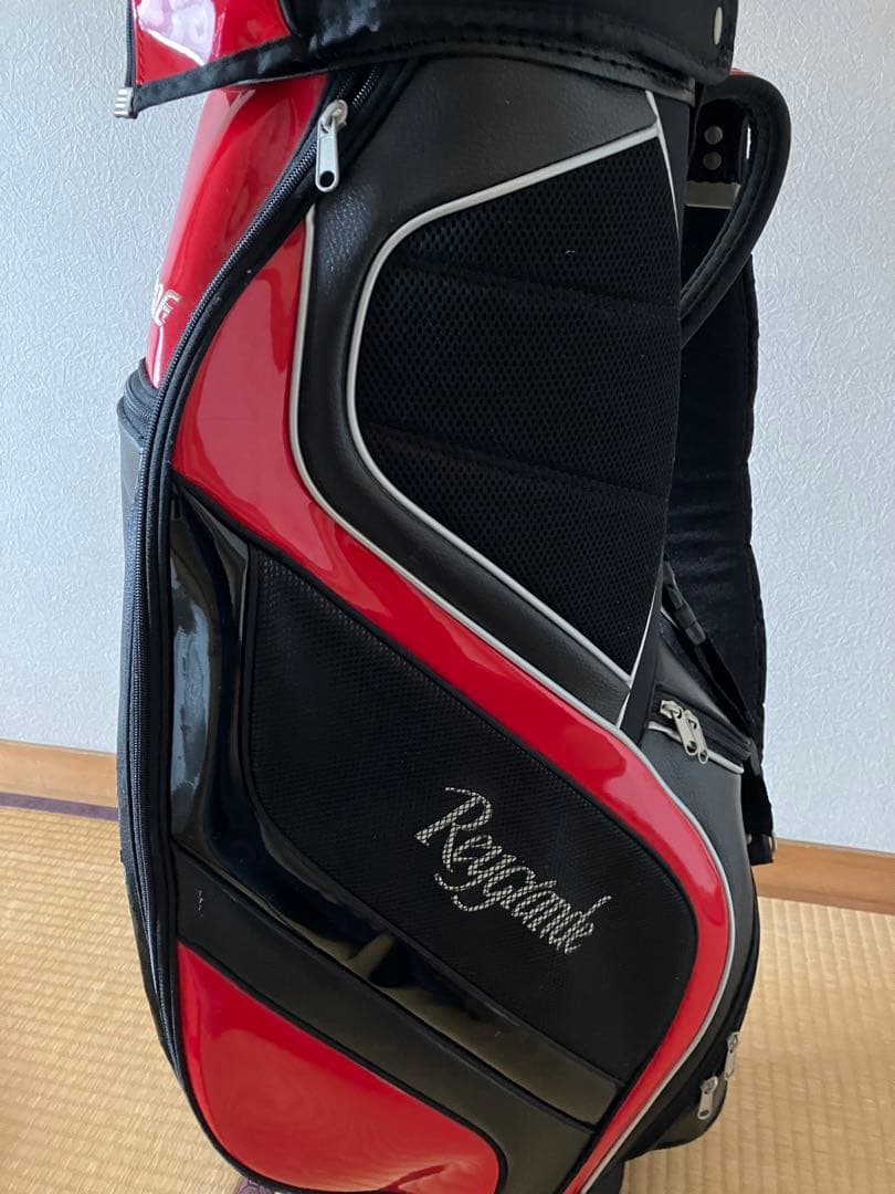 BRIDGESTONE ゴルフキャディバッグ 赤黒
