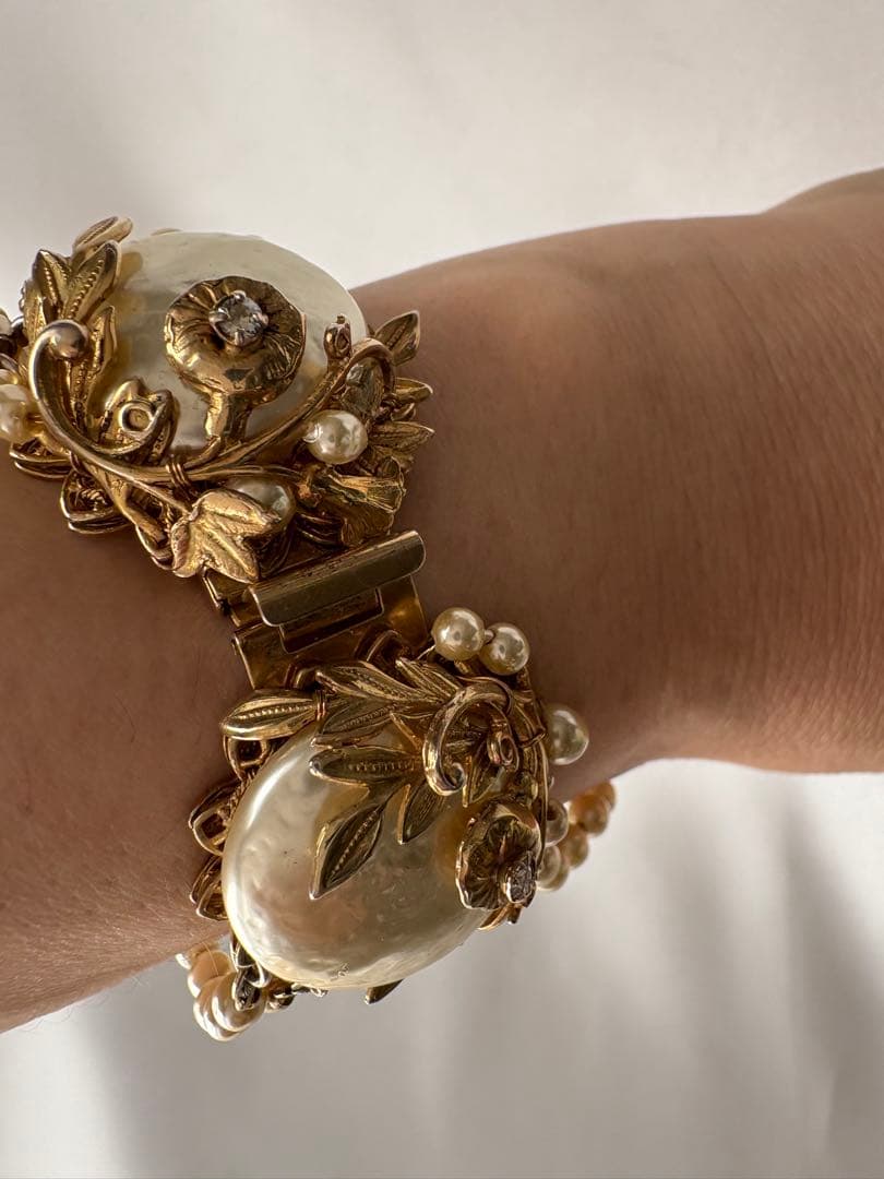 ミリアム　ハスケル　パール　ブレスレット ゴールド　最終値下げsale