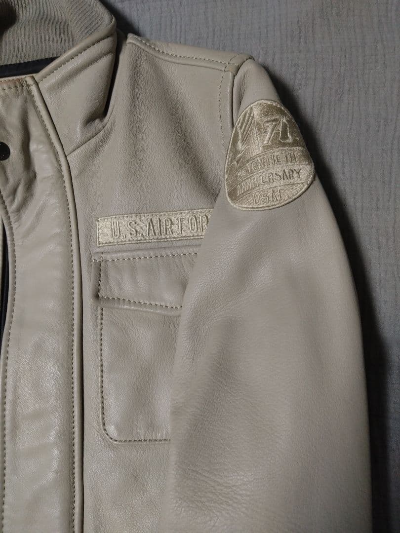 【はむぴち】AVIREXレザージャケット