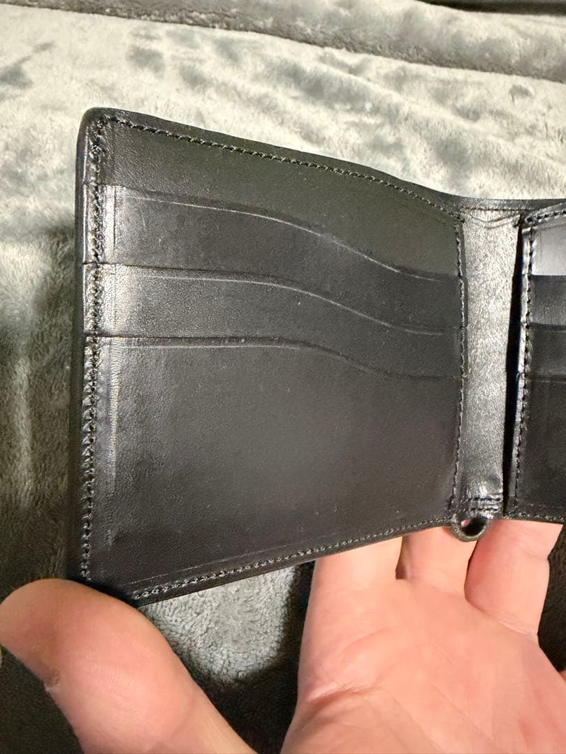 Celt&Cobra パイソンレザー 二つ折り財布 ブラック