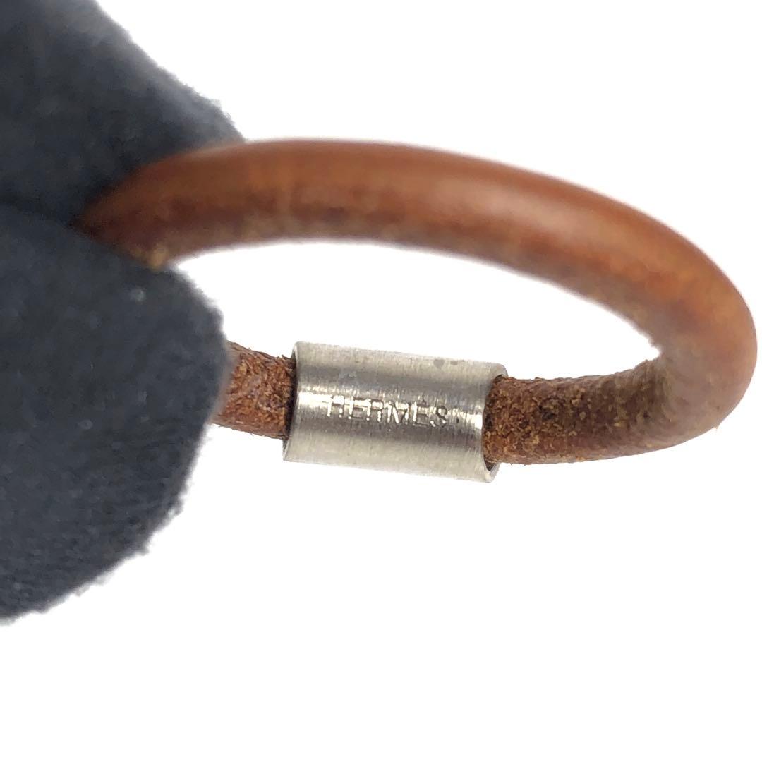 HERMES エルメス バングル リング 2点セット イオタ レザー H金具