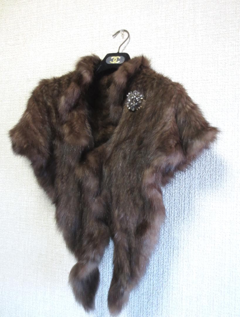 ロシアンアンセーブル ファーショール ストール