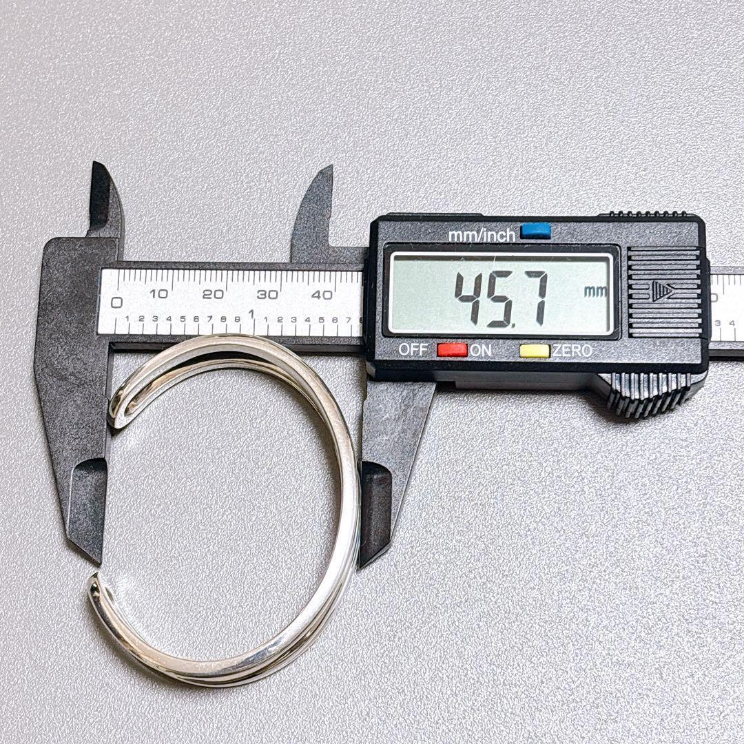 【美品】ティファニー ダイアゴナル バングル ブレスレット シルバー925
