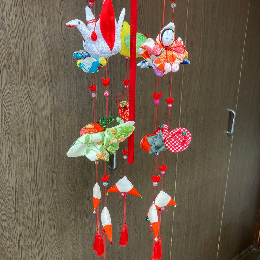 新作　105 さげもん吊るし飾り　初節句吊るし雛