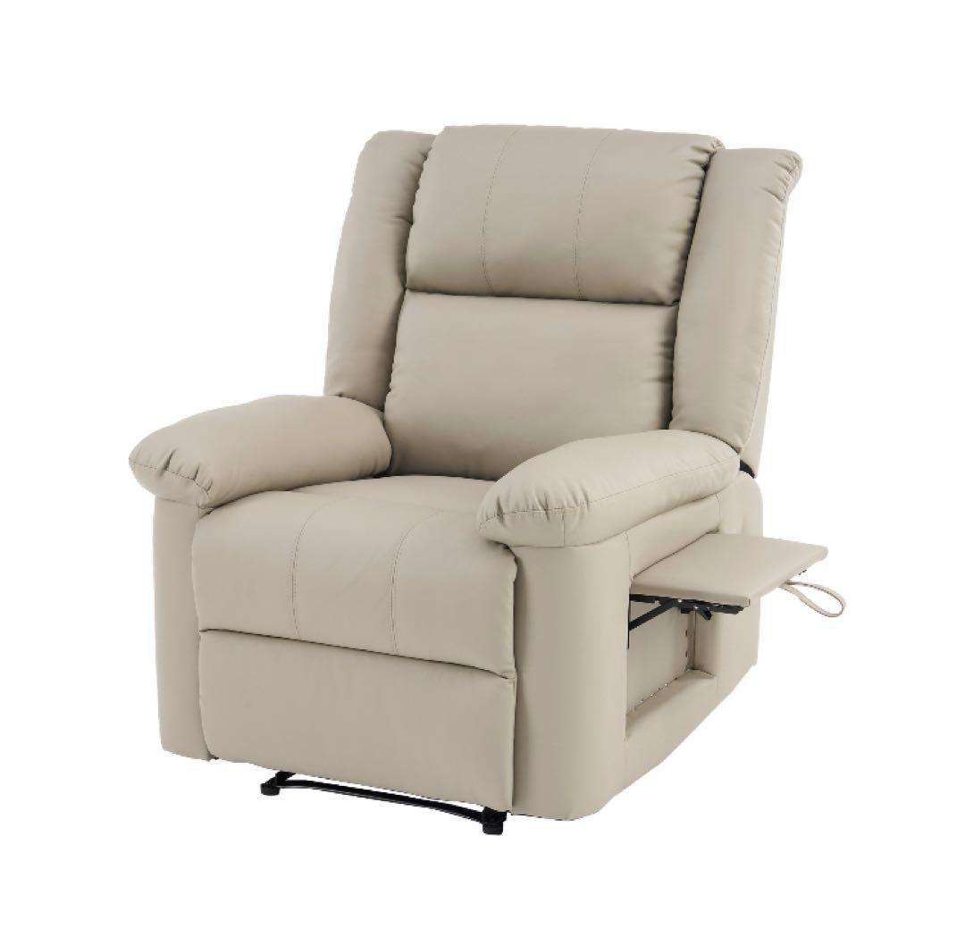 新品　ソファ　リクライニングチェア　リクライニングソファ　電動　テーブル付き