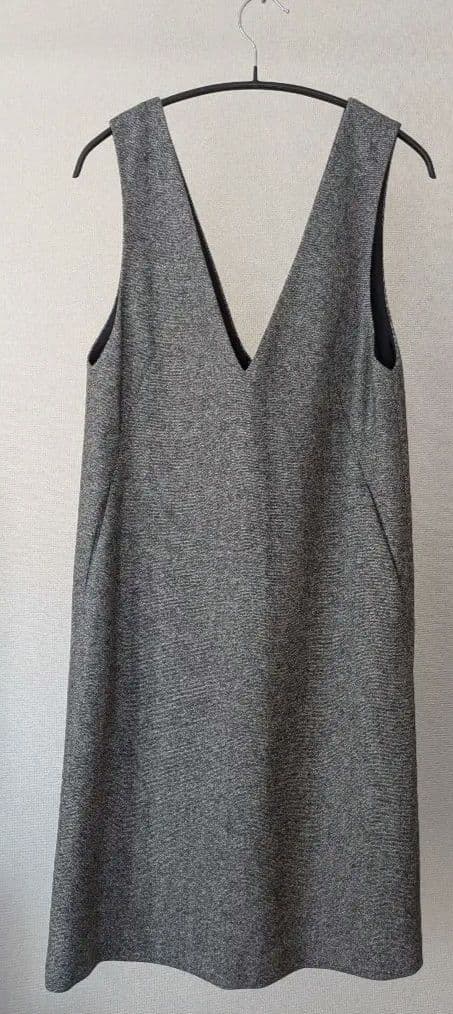 シルクネップツイード ジャンパースカート