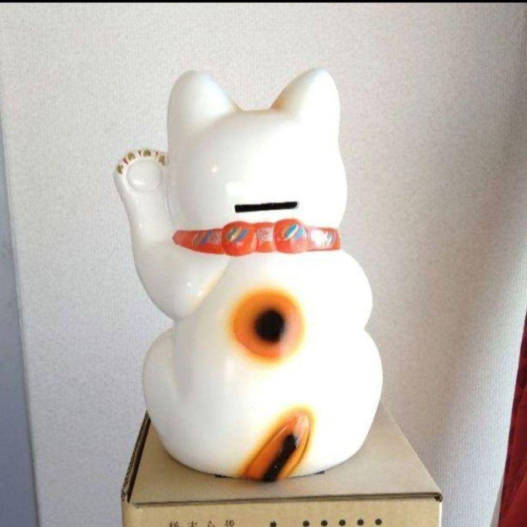 2/10迄値引✨人気運up『ドル　＄招き猫8号』★青目ドル持ち・特別注文現品限り
