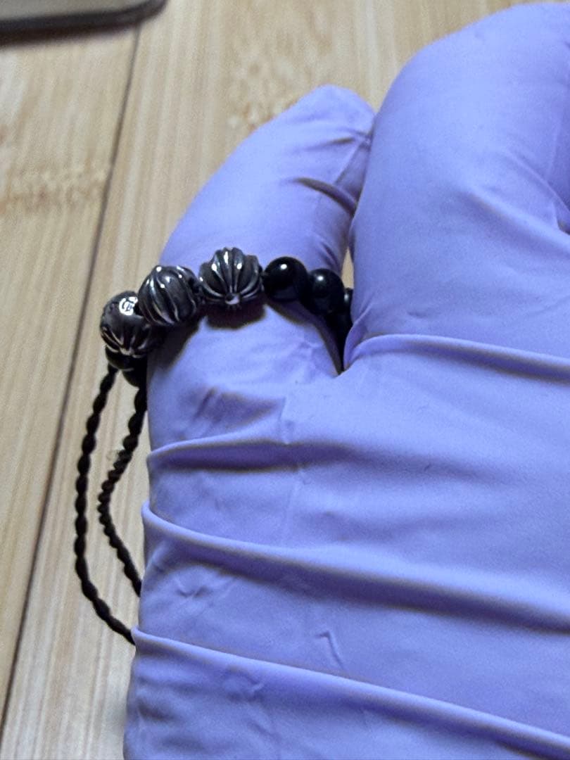 クロムハーツ　ビーズ　リング　インボイス付属　鑑定済み