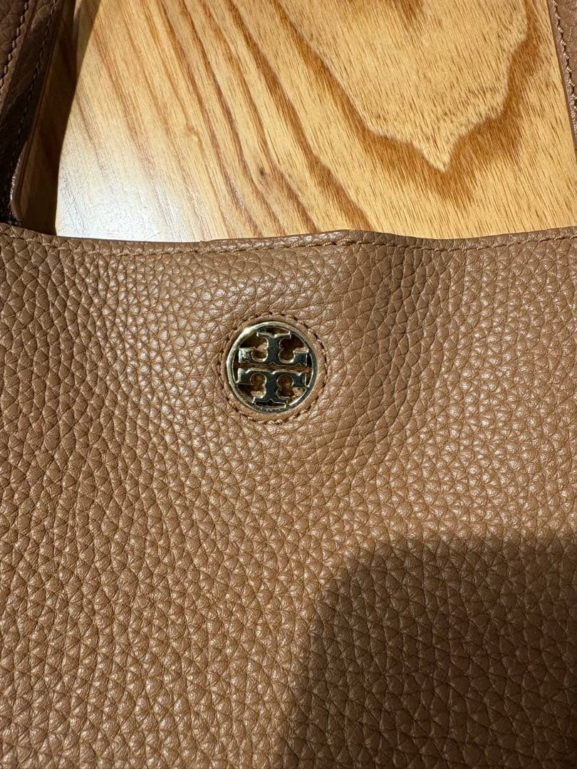 く*こ様 Tory Burch ブラウン レザートートバッグ