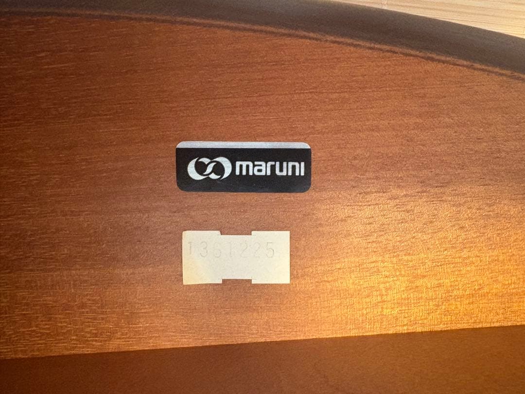 マルニ木工　ガラステーブル　美品　シンプルでおしゃれ